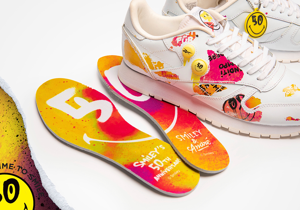 新品 Reebok × Smiley コラボスニーカー | www.jarussi.com.br