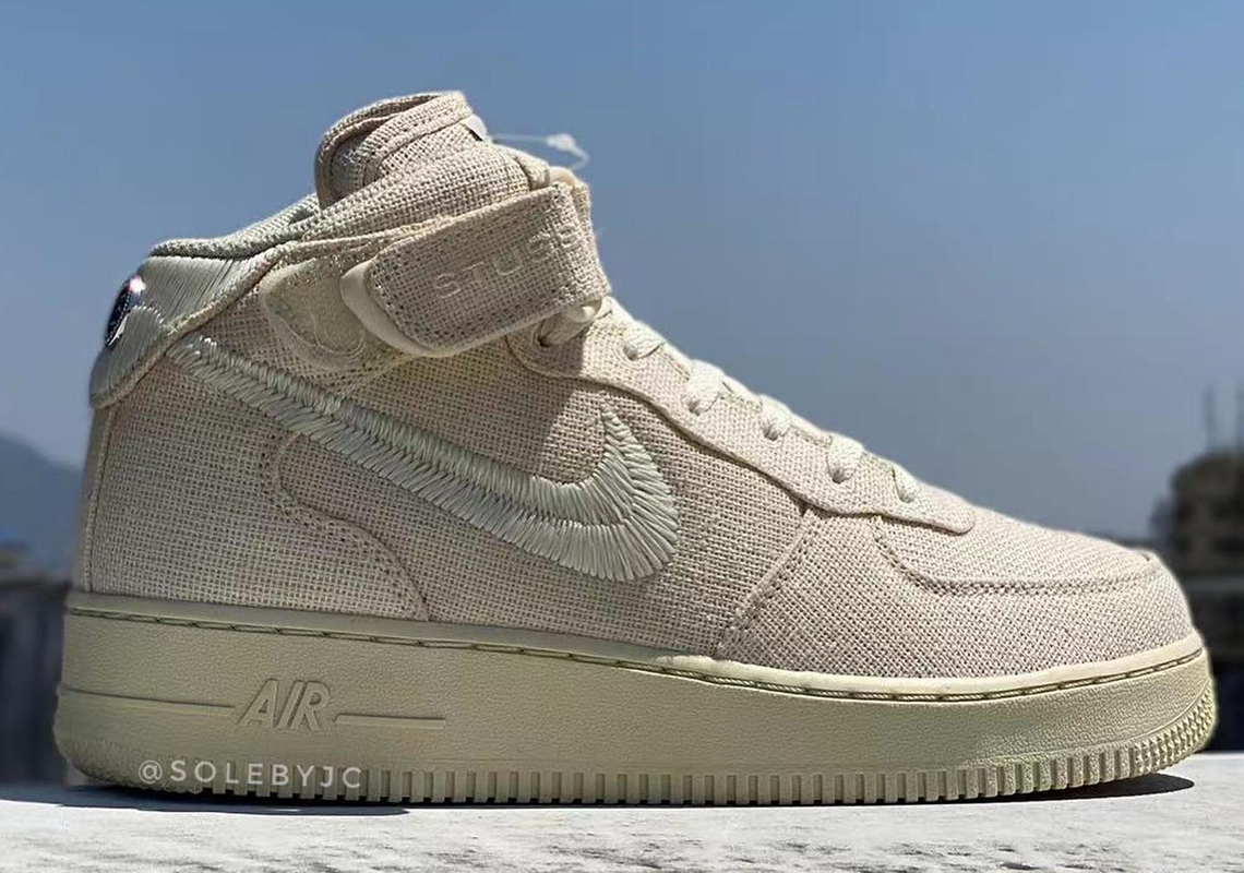 Stussy Brings "Fossil" To The Nike Air Force 1 Mid