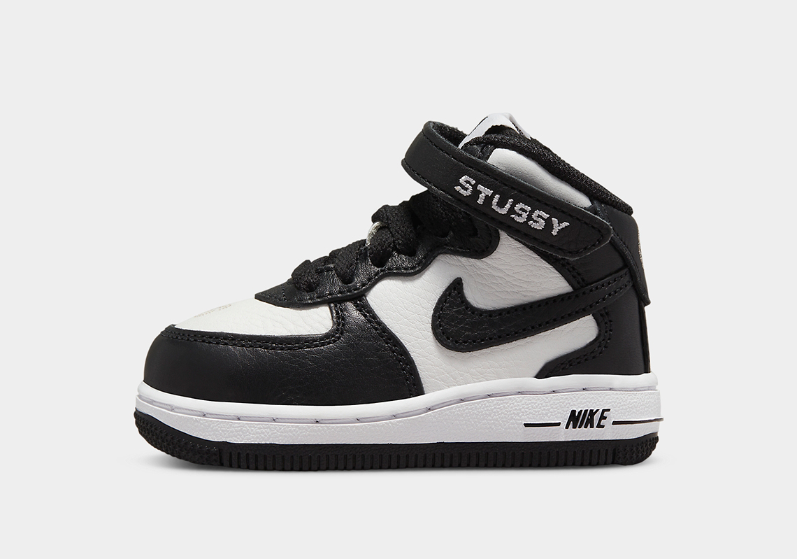 Stussy Nike Air Force 1 Mid Kids Sizes Release Info | SneakerNews.com