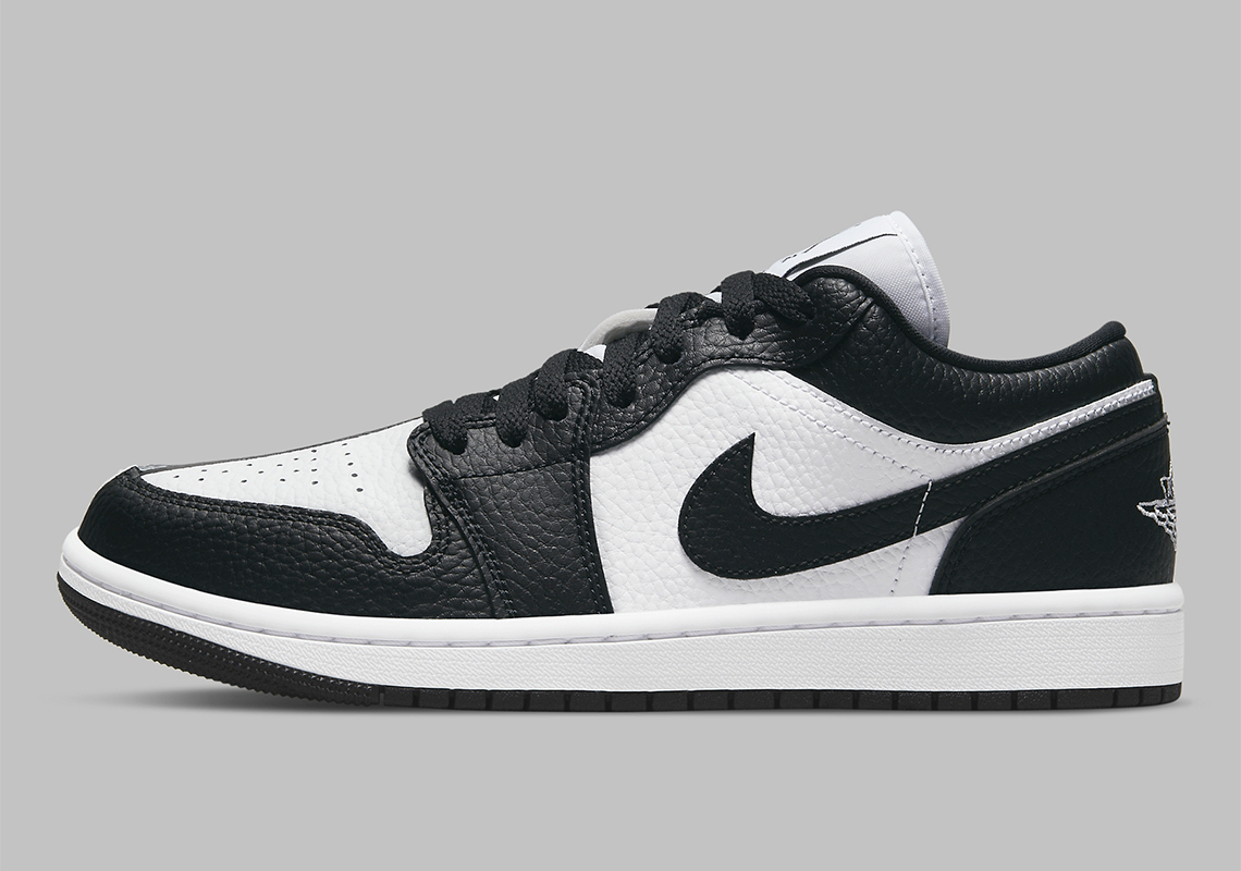 black and white nike air jordans low top