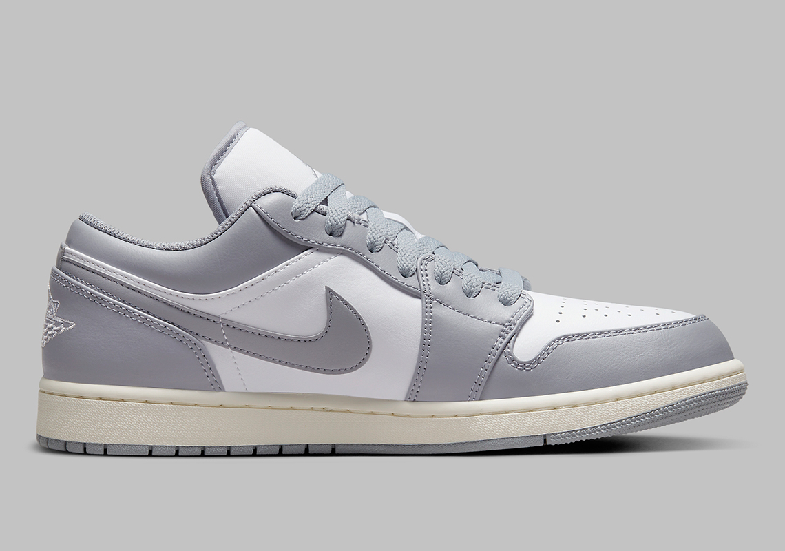 Air Jordan 1 Low Vintage Grey 553560-053 | SneakerNews.com