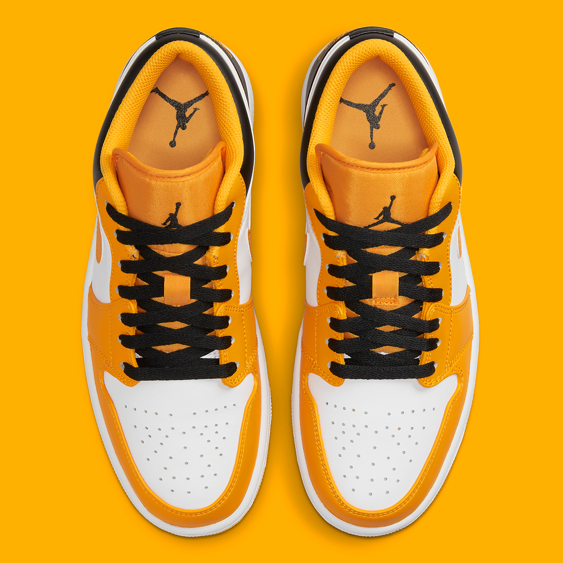 Air Jordan 1 Low University Gold Black 553558 701 2