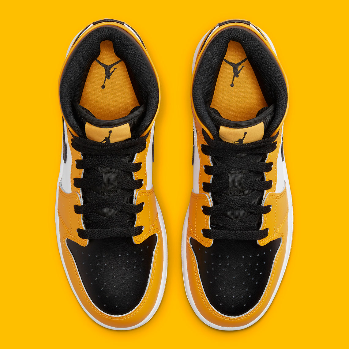 black & yellow jordan 1s