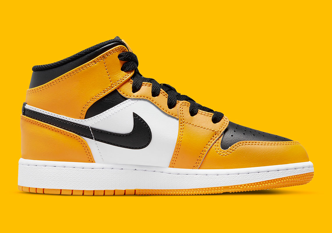 jordan 1 mid yellow gs