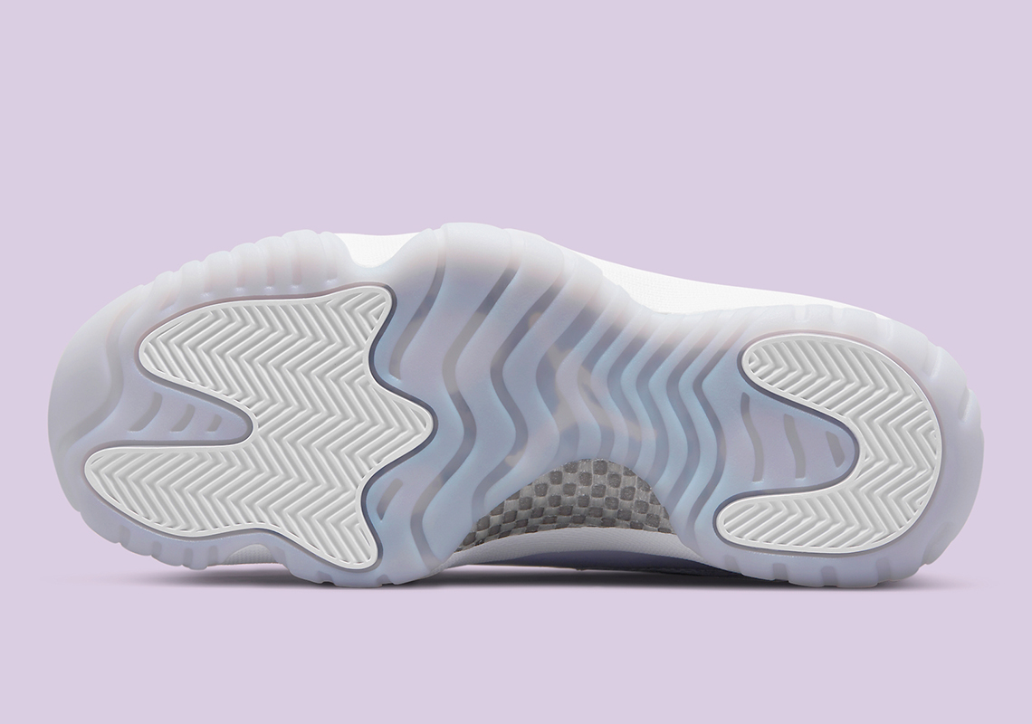 Air Jordan 11 Low White Pure Violet Ah7860 101 Release Date 6