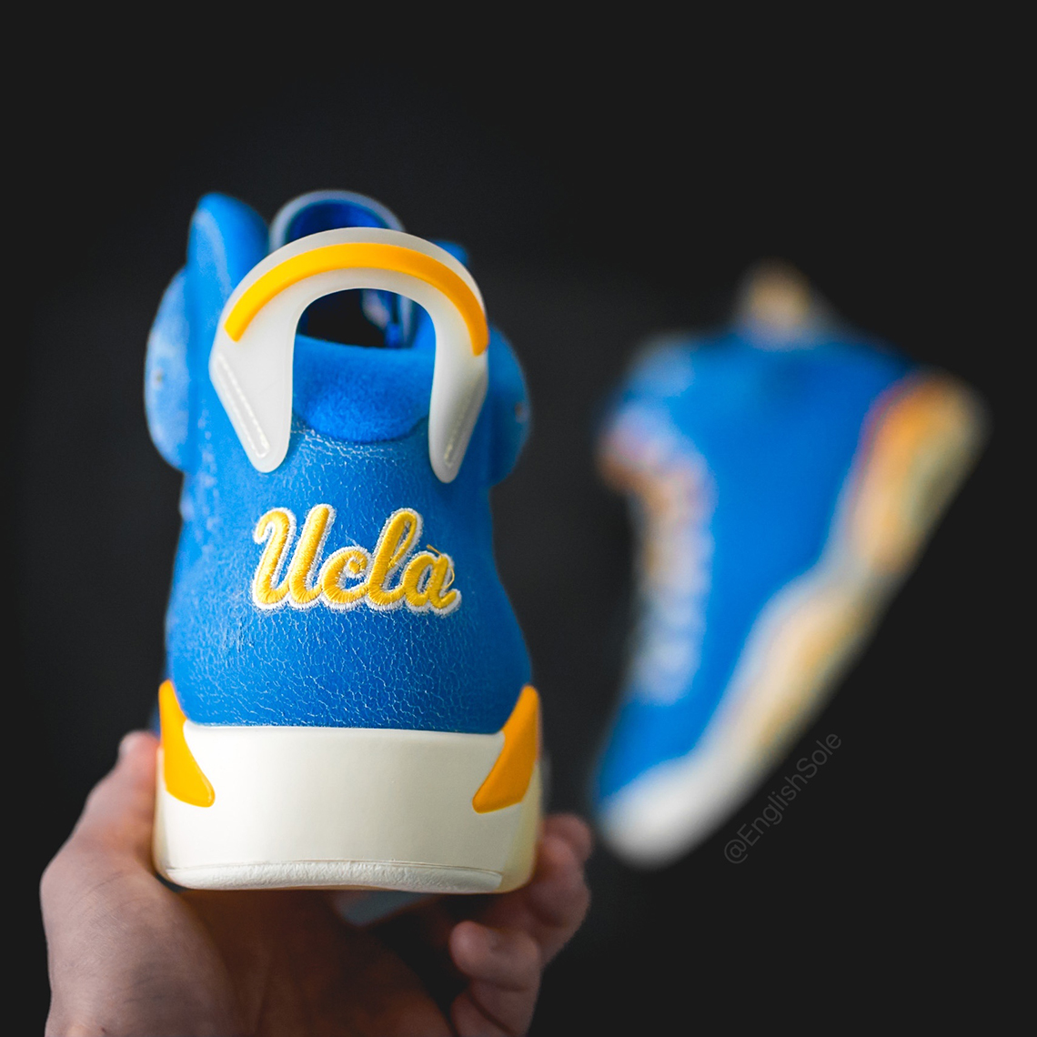 Jordan Brand is set to debut a canvas constructed Air Jordan 1 Ucla Pe 4