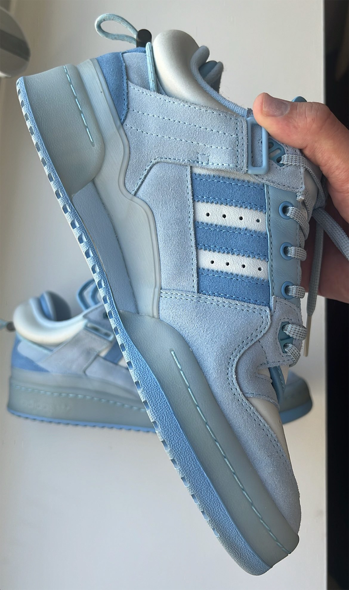 bad bunny adidas forum blue 1