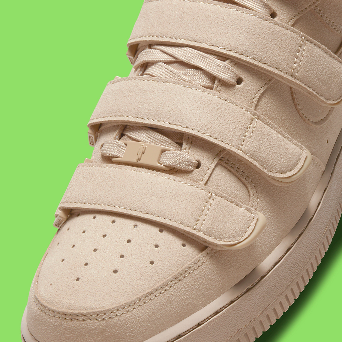 Billie Eilish Nike Air Force 1 High Strap DM7926-200 | SneakerNews.com