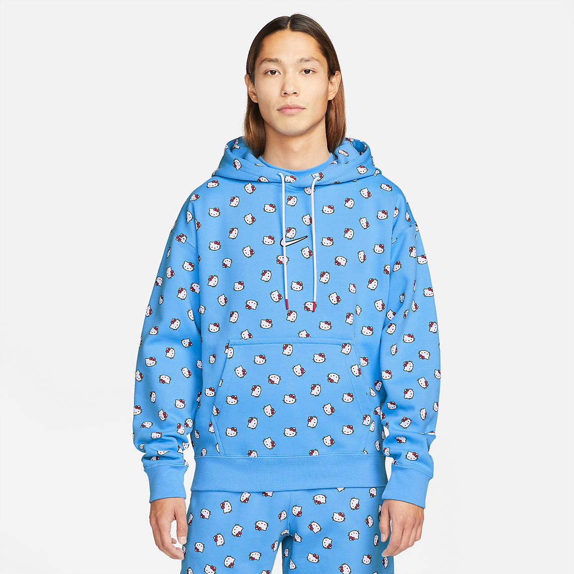 hello kitty nike tree blue hoodie 1