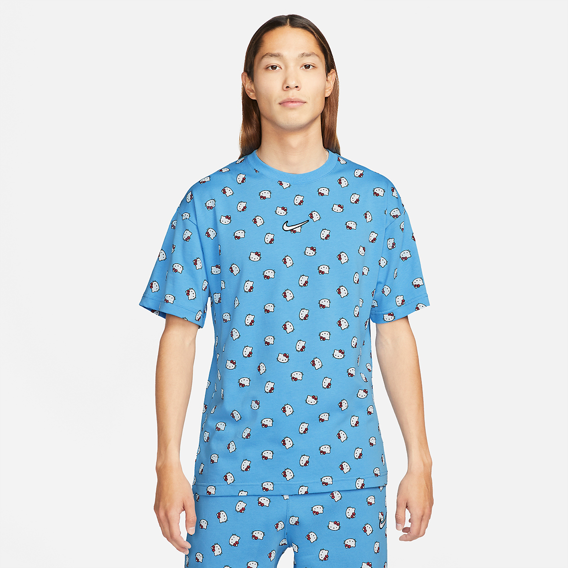 Hello Kitty Zapatillas Nike Blue T Shirt 1