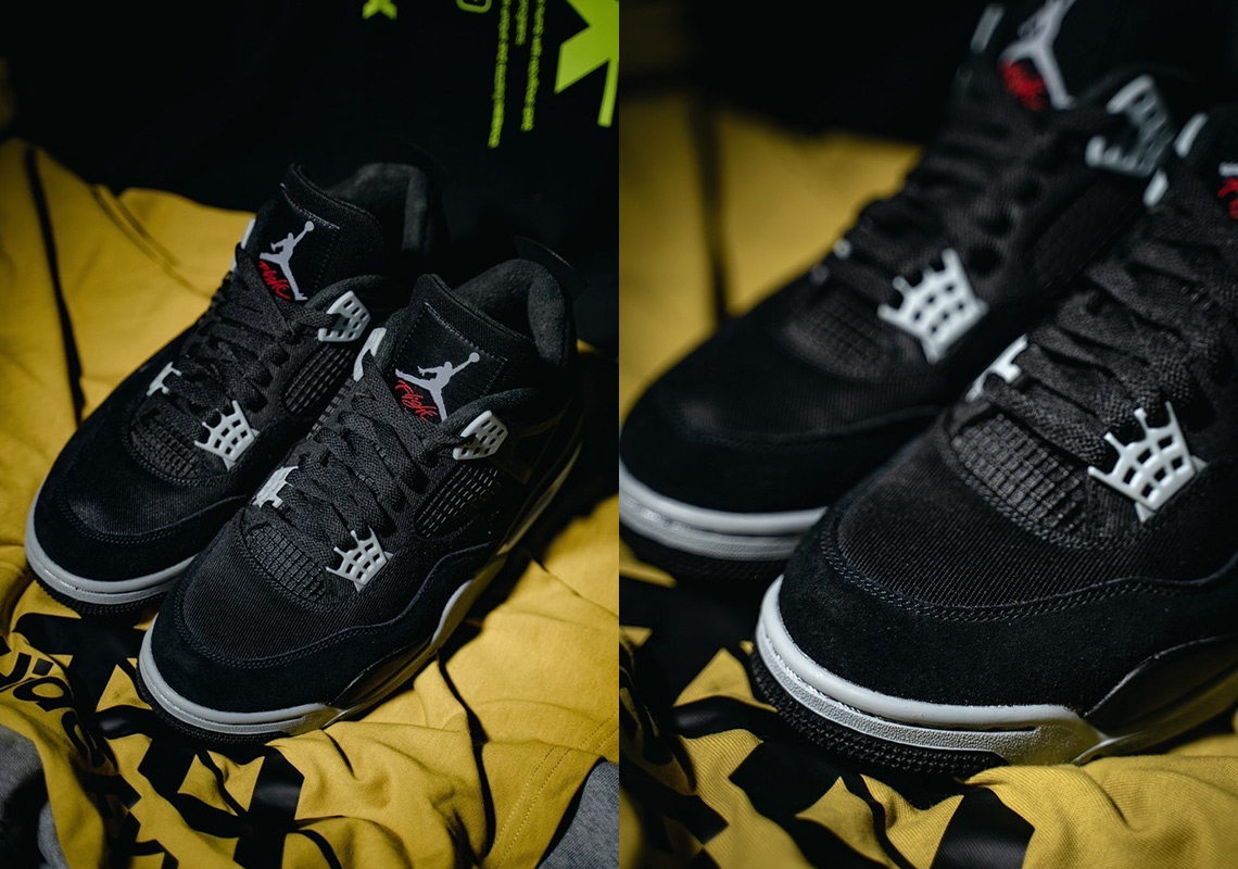 Air Jordan 4 Black Canvas DH7138-006