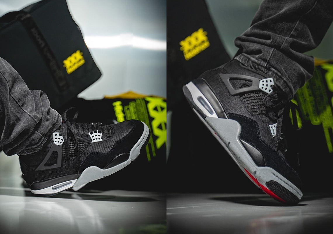 Air Jordan 4 Black Canvas DH7138-006