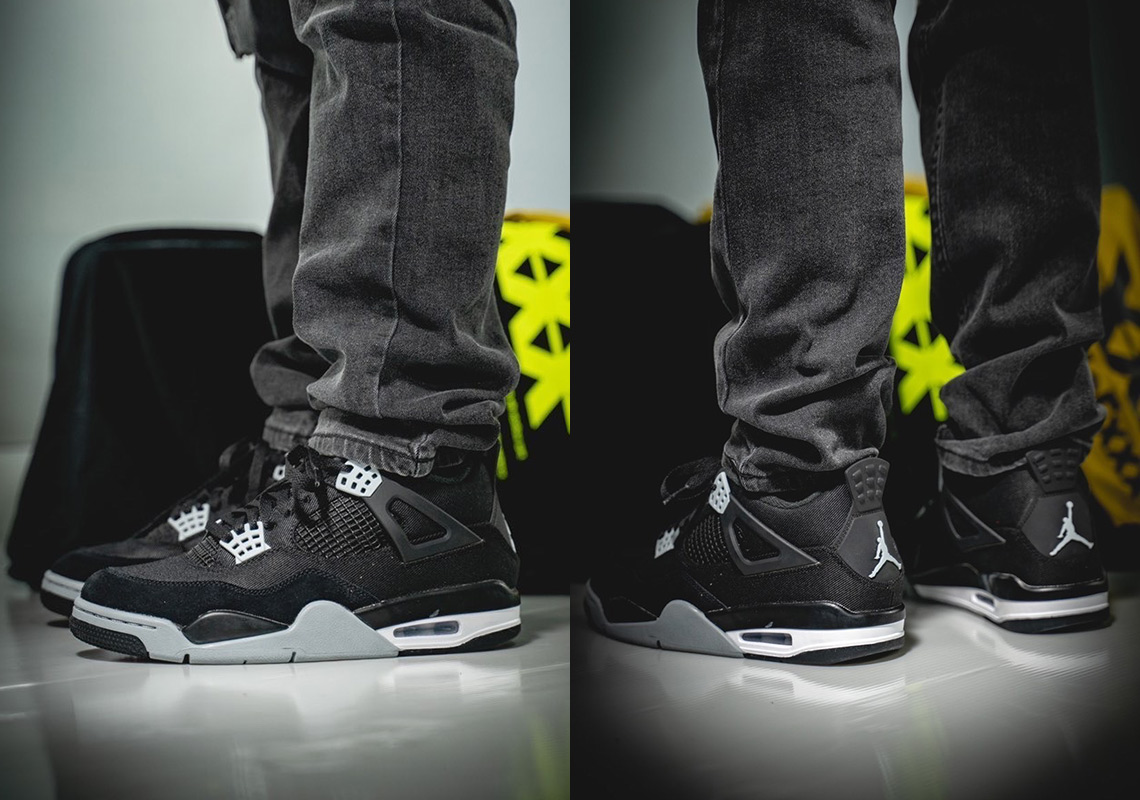 Air Jordan 4 Retro 'Black Canvas' 11