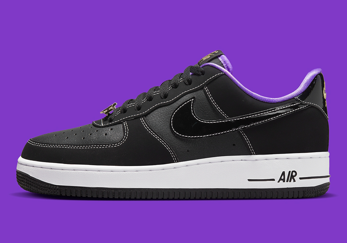 Air Force 1 Low '07 LV8 World Champ Black Purple, Men's Fashion