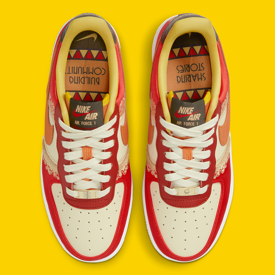 Nike Air Force 1 Low Premium Little Accra 8.5 / Red