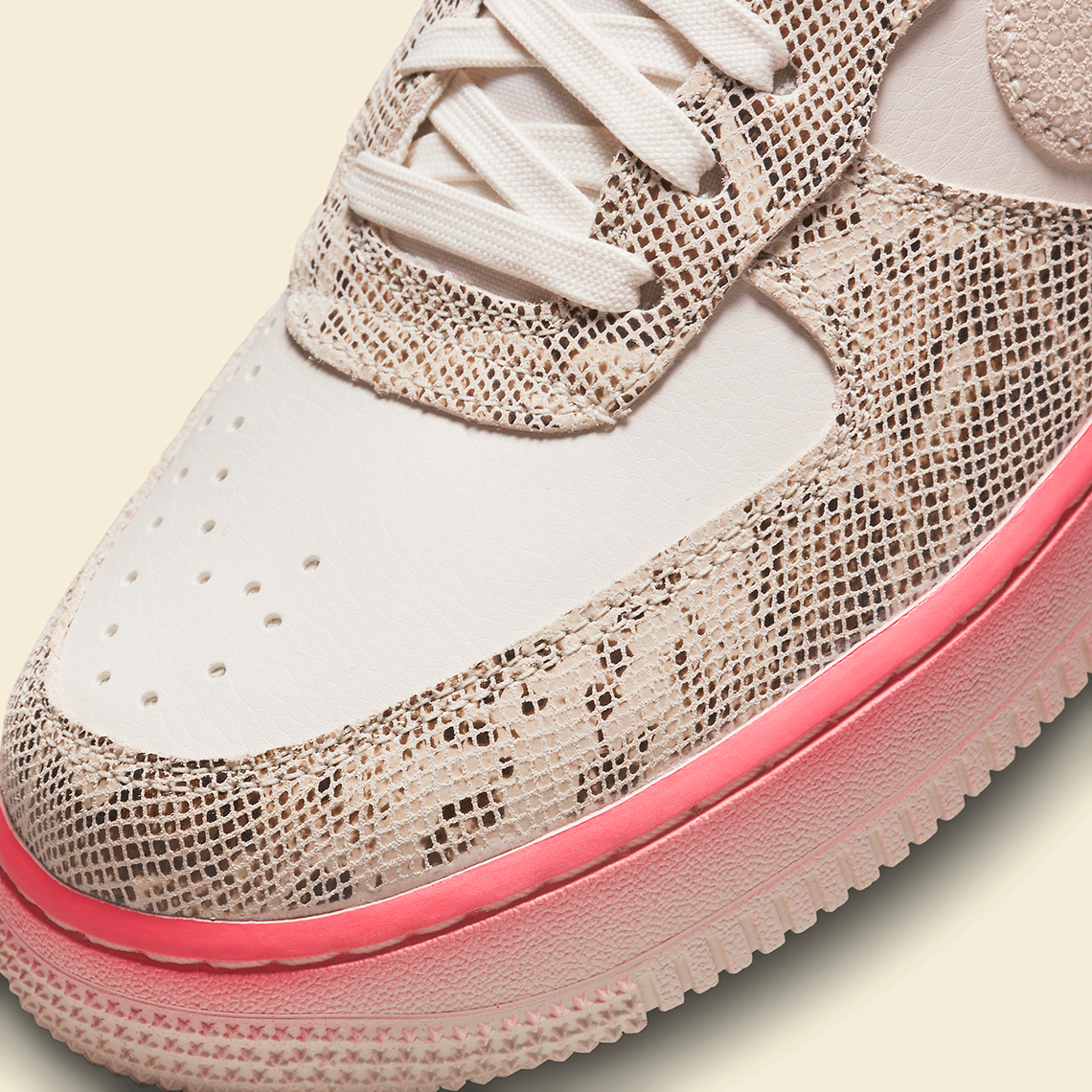 Air Force 2 Snake Effect Sneakers in Pink - Nike