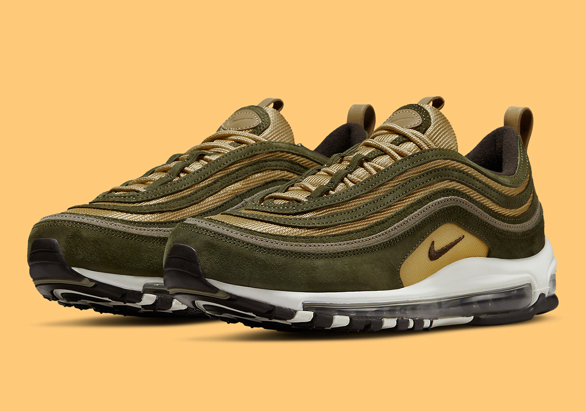 Nike Air Max 97 NH Combines “Rough Green” With Elegant Gold