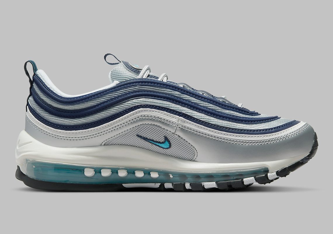 Nike Air Max 97 OG Metallic Silver Chlorine Blue DM0028-001 DQ9131-001 ...