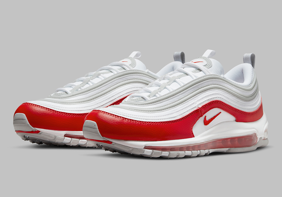 97 air max red and white