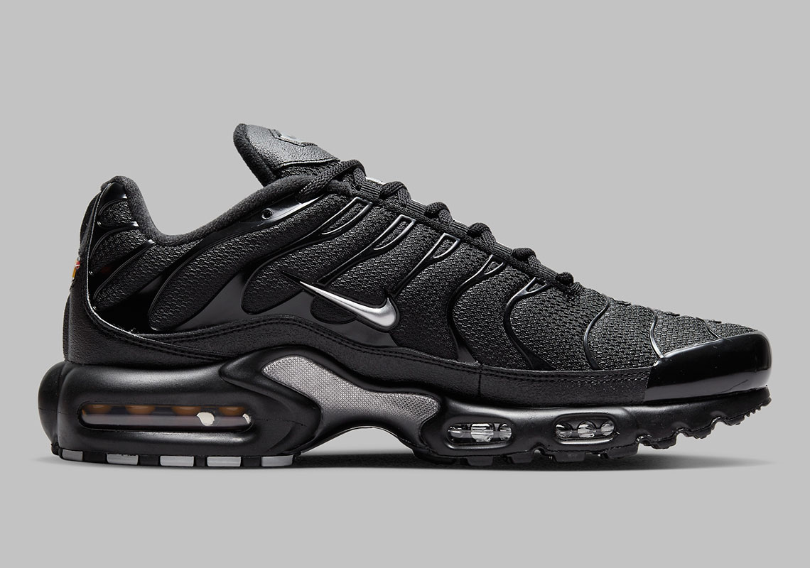 Nike tns black outlet and silver