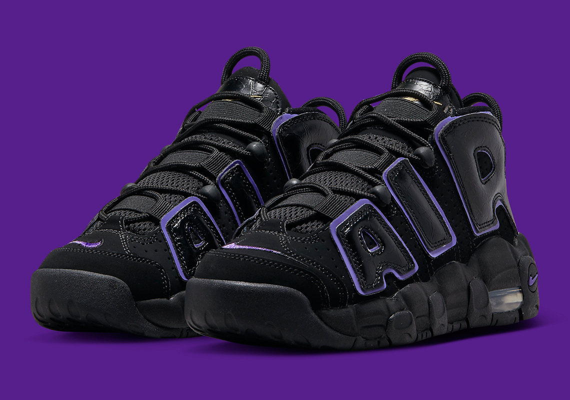 Nike Air More Uptempo `96 - Black / Multi Color / Court Purple – Kith