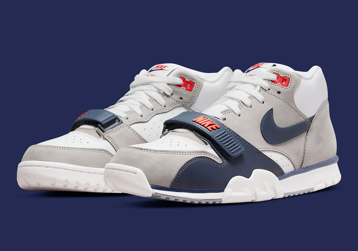 nike air trainer 1 white grey navy red DM0521 101 4