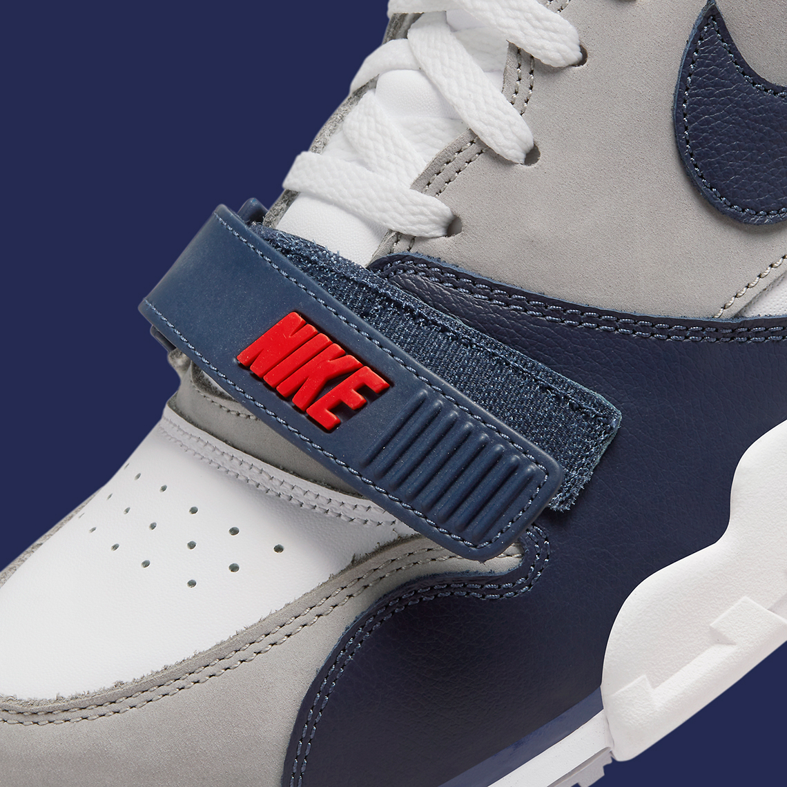 Nike Air Trainer 1 White Grey Navy Red Dm0521 1019
