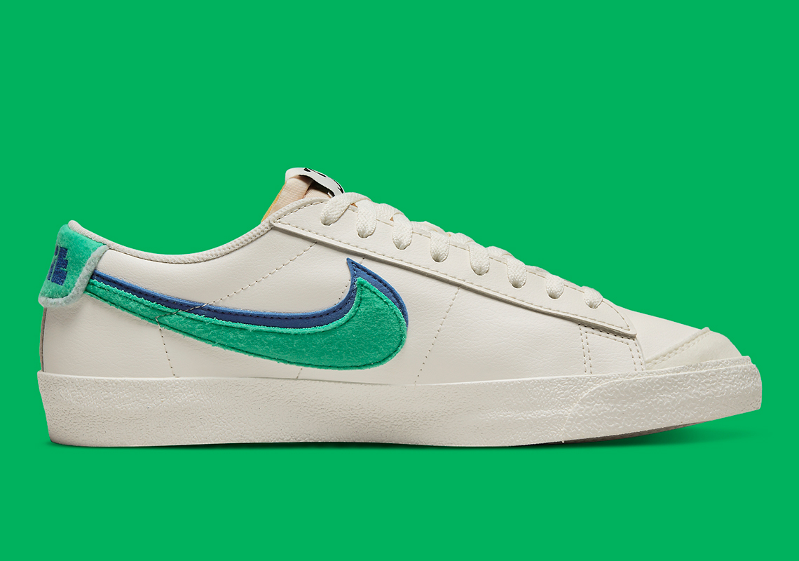 nike blazers blue and green