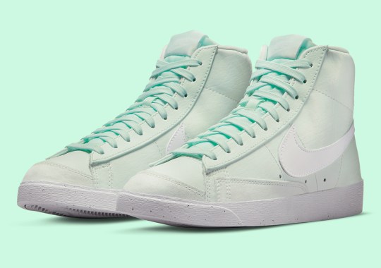 The Nike Blazer Mid '77 "Next Nature" Dresses Up In Minty Green