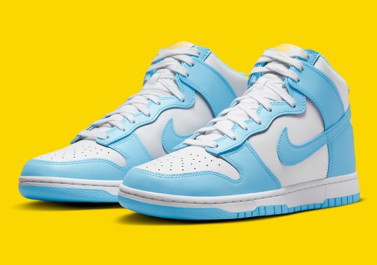 Official Images Of The Nike Dunk High “Blue Chill”
