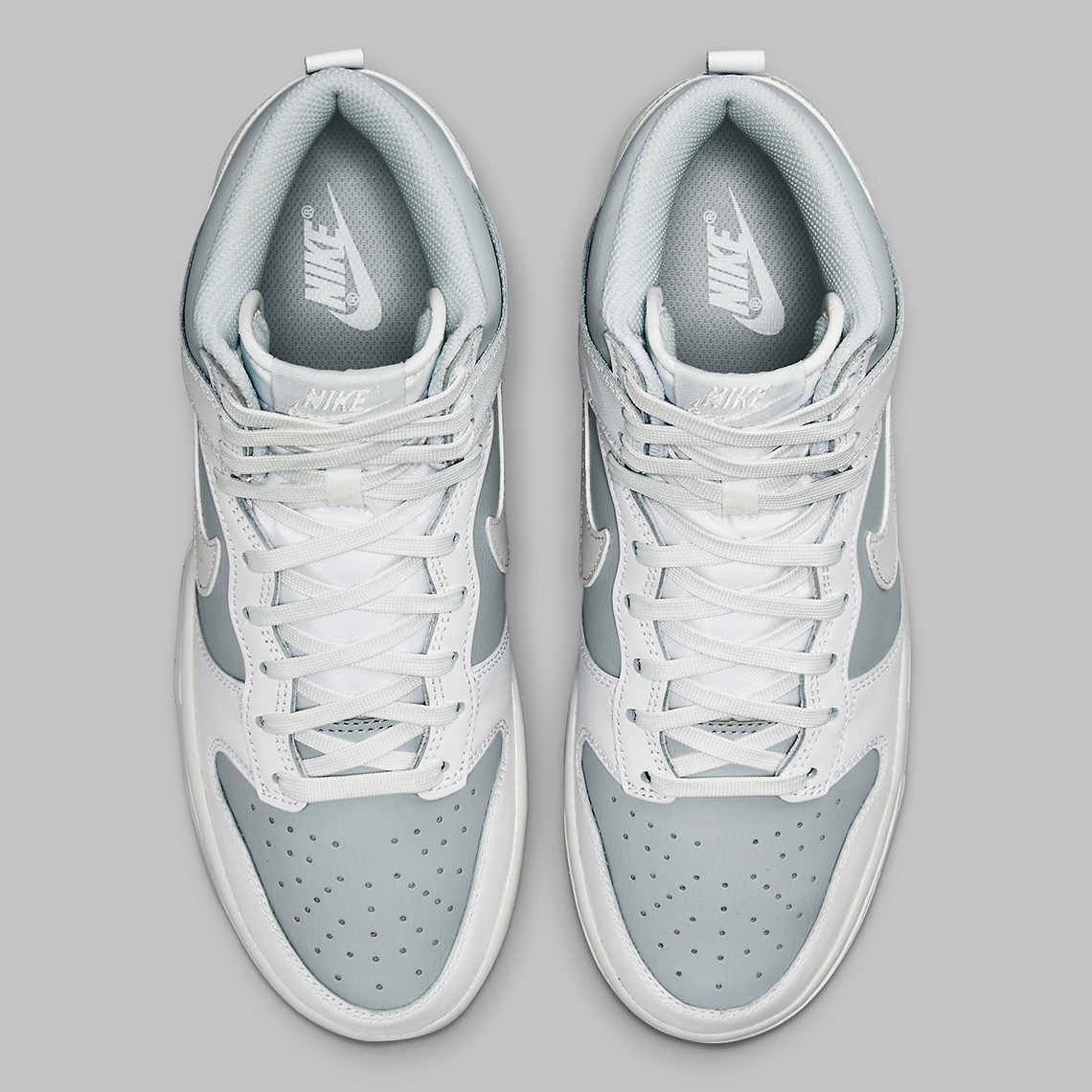 Nike Dunk High “White/Grey” DJ6189-100 Release | SneakerNews.com