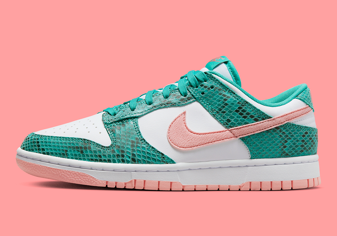 Nike Dunk Low Washed Teal Bleached Coral DR8577-300 | SneakerNews.com