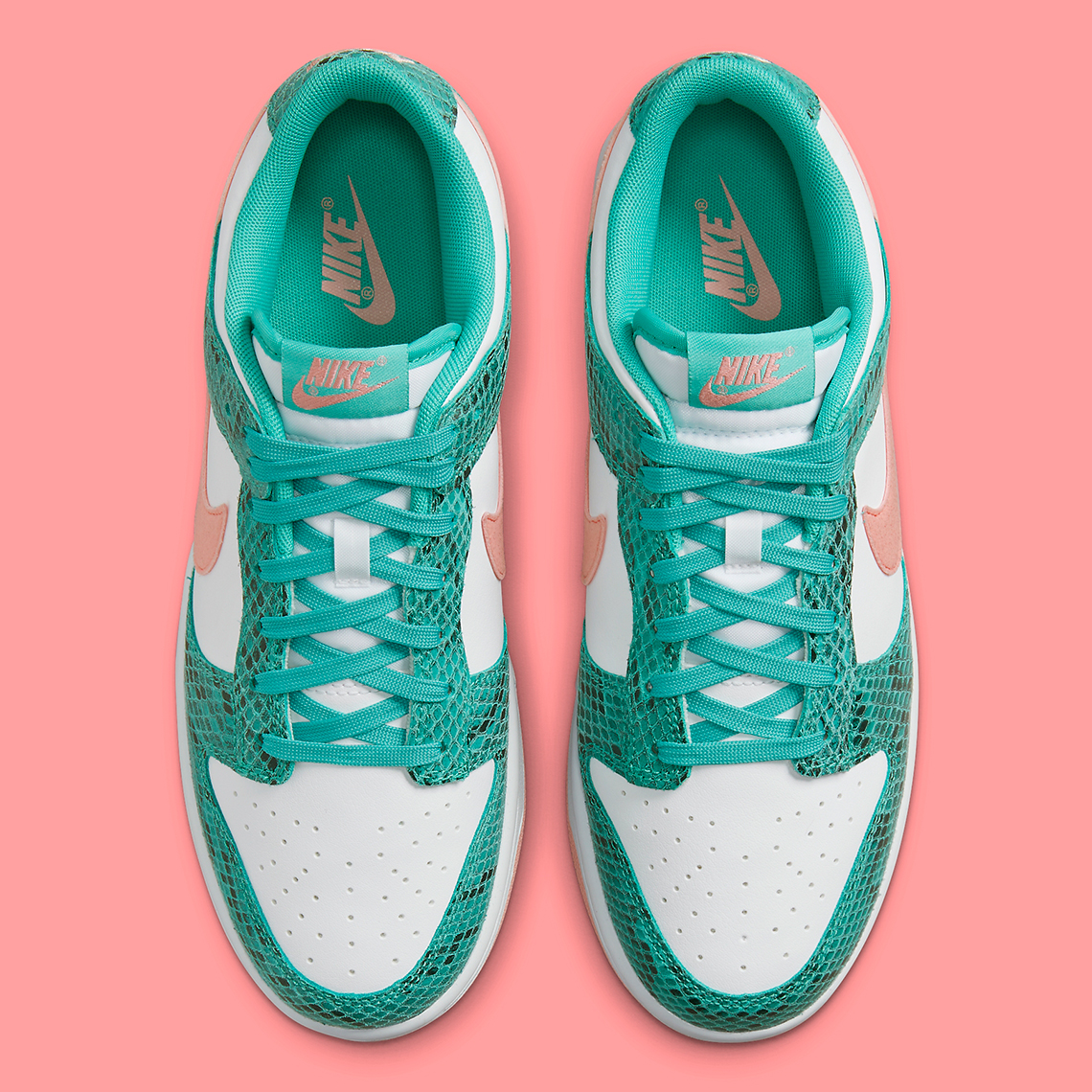 Nike Dunk Low Washed Teal Bleached Coral DR8577-300 | SneakerNews.com