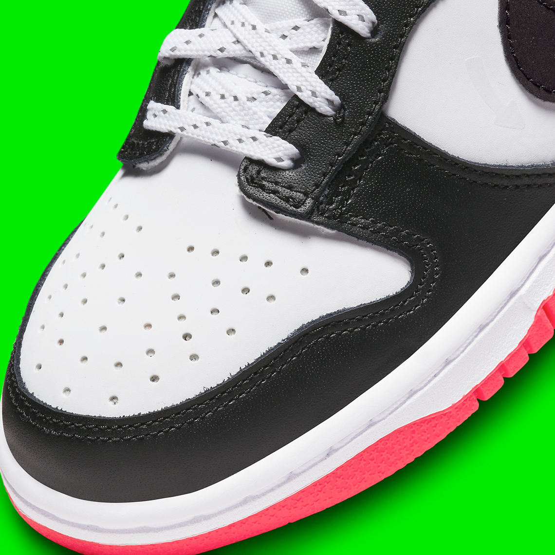 Nike Dunk Low Gs Black Orange Green 7