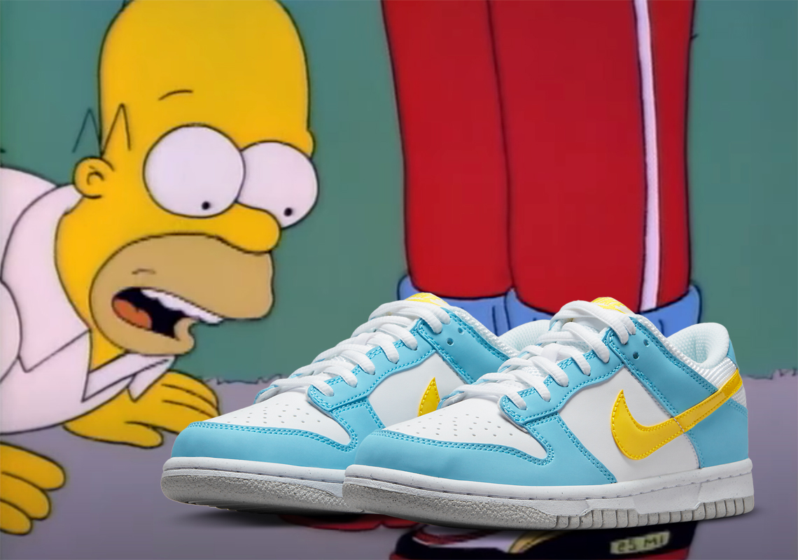 Homer Simpson Gets A Nike Dunk Low Colorway