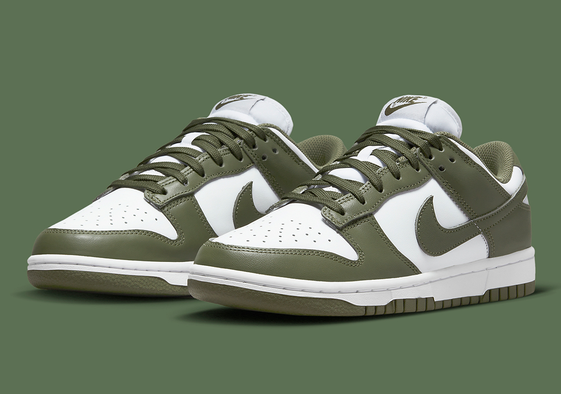 Official Images Of The Nike Dunk Low "Medium Olive"