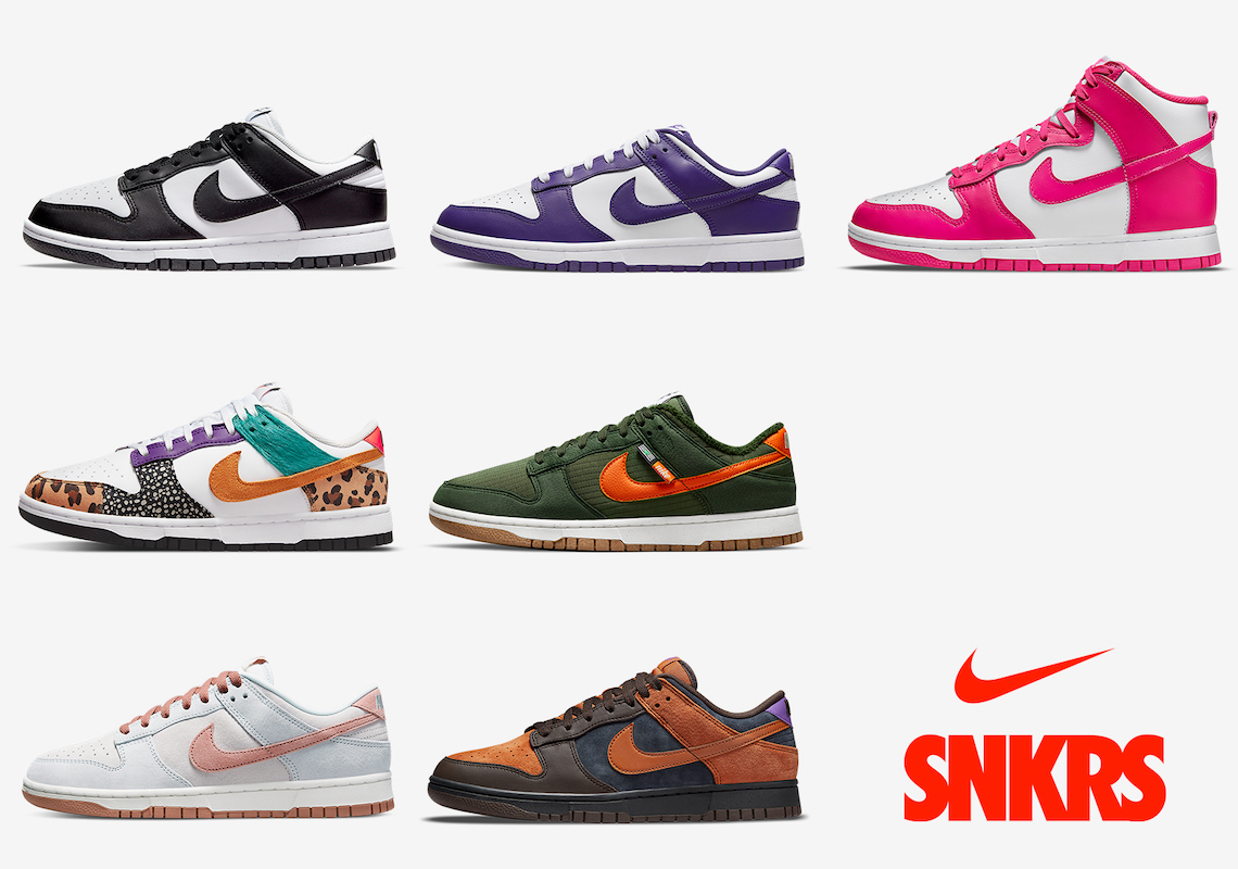 nike dunk may 2022 snkrs release info