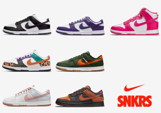 A Major Haul Of Nike Dunks Releases Throughout May