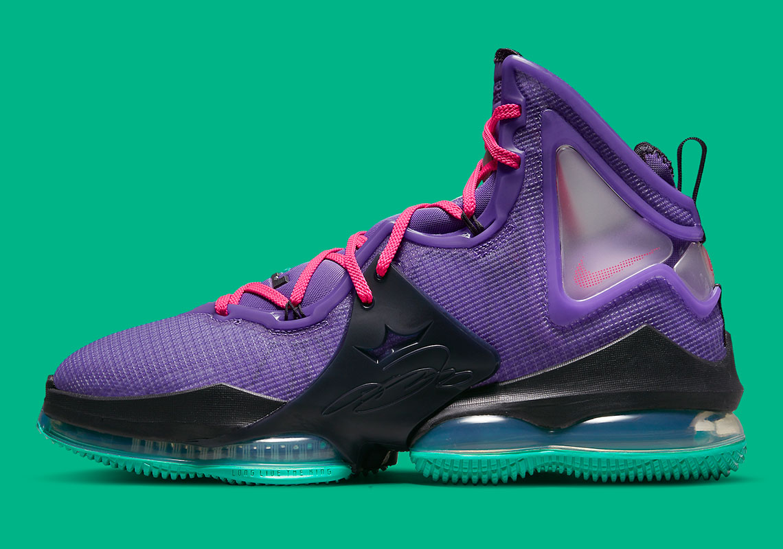 Nike Lebron 19 Purple Teal Dc9340 500 4