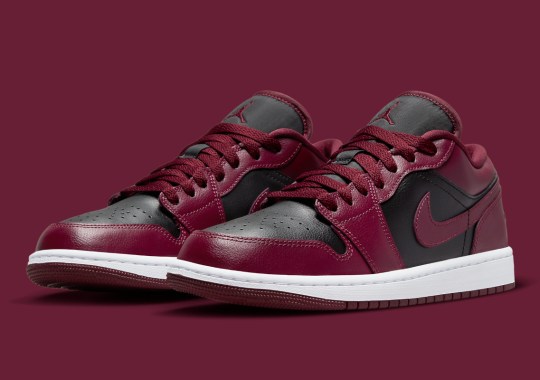Wine-Reminiscent Red Gives This Air Jordan 1 Low A Classy Look