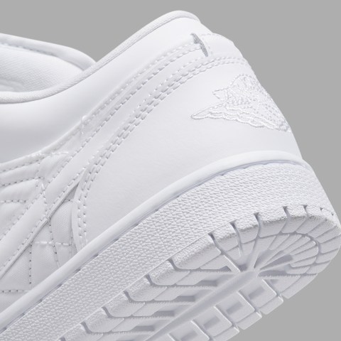 Air Jordan 1 Low Quilted White DB6480-100 | SneakerNews.com