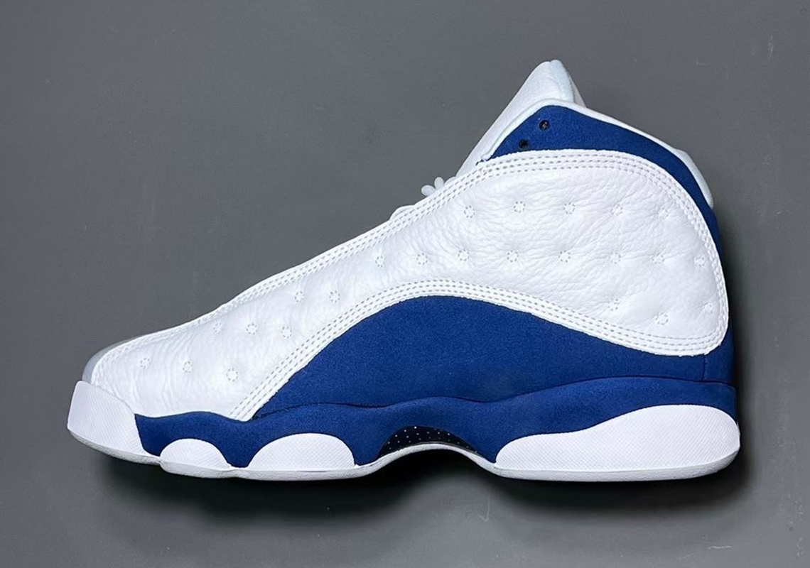 jordan 13 white blue