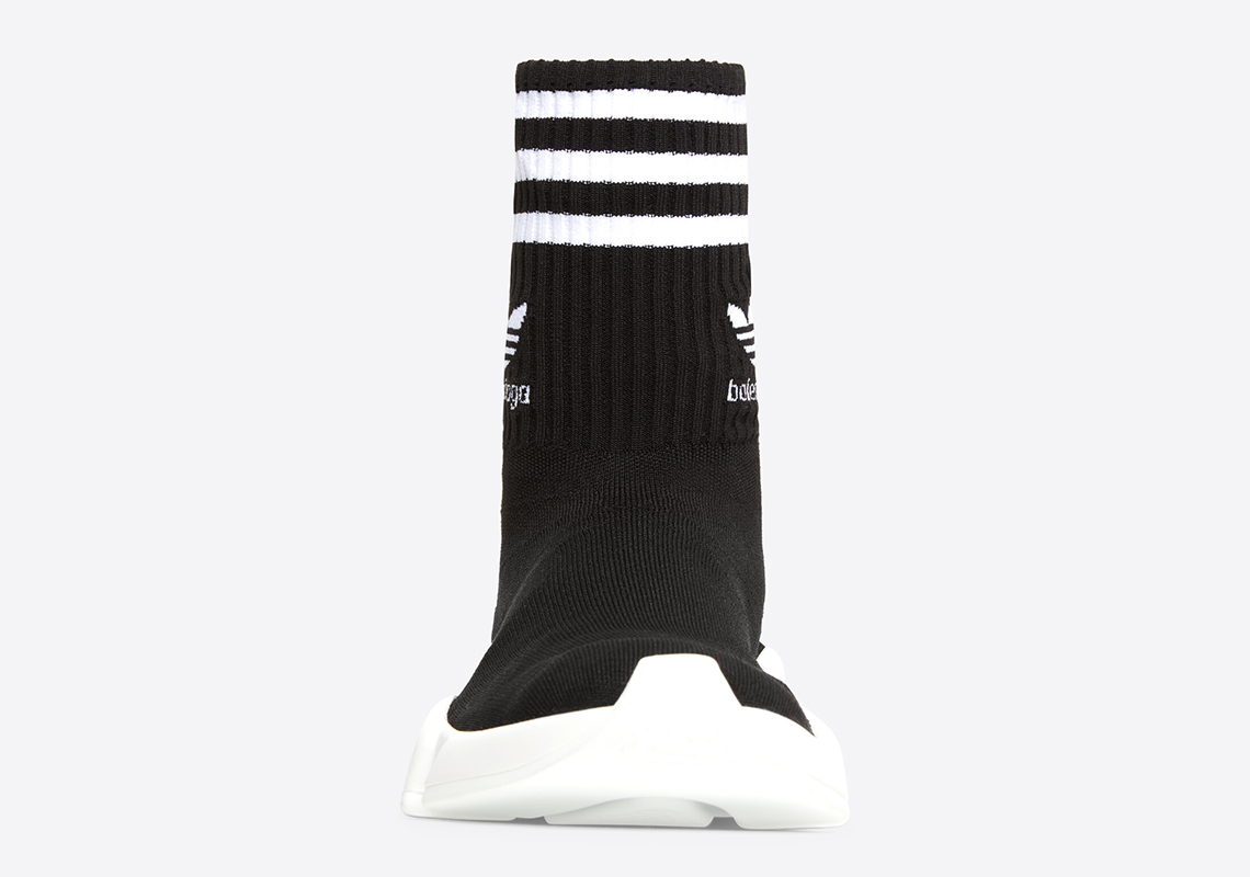 Balenciaga adidas Speed Sneaker Black White 2