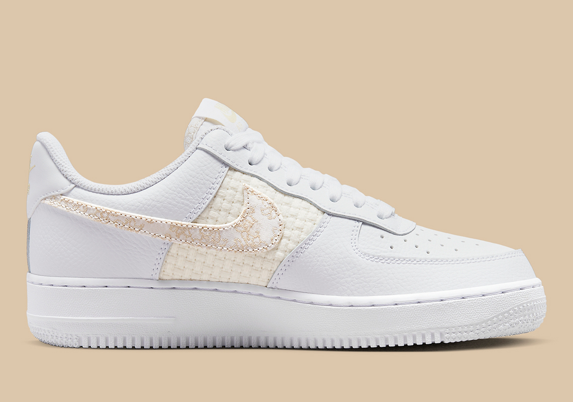 Nike Air Force 1 White Gold DO9458-100 Release Info | SneakerNews.com