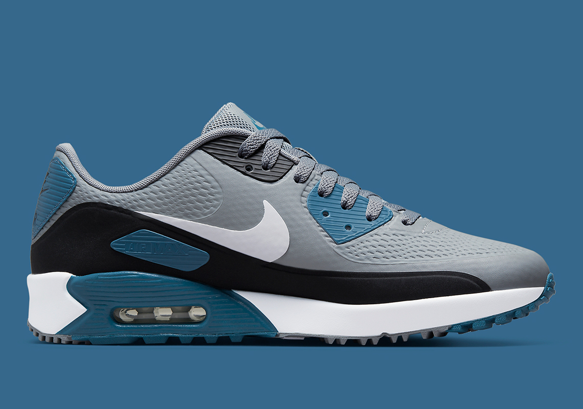 Nike Air Max 90 Golf Particle Grey White Marina Black CU9978-004