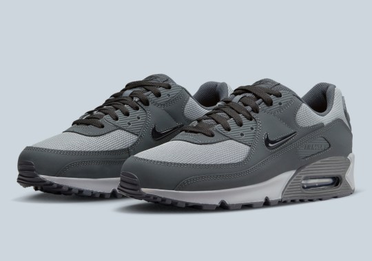 The Latest Nike Air Max 90 Jewel Dresses Up In A Greyscale Outfit