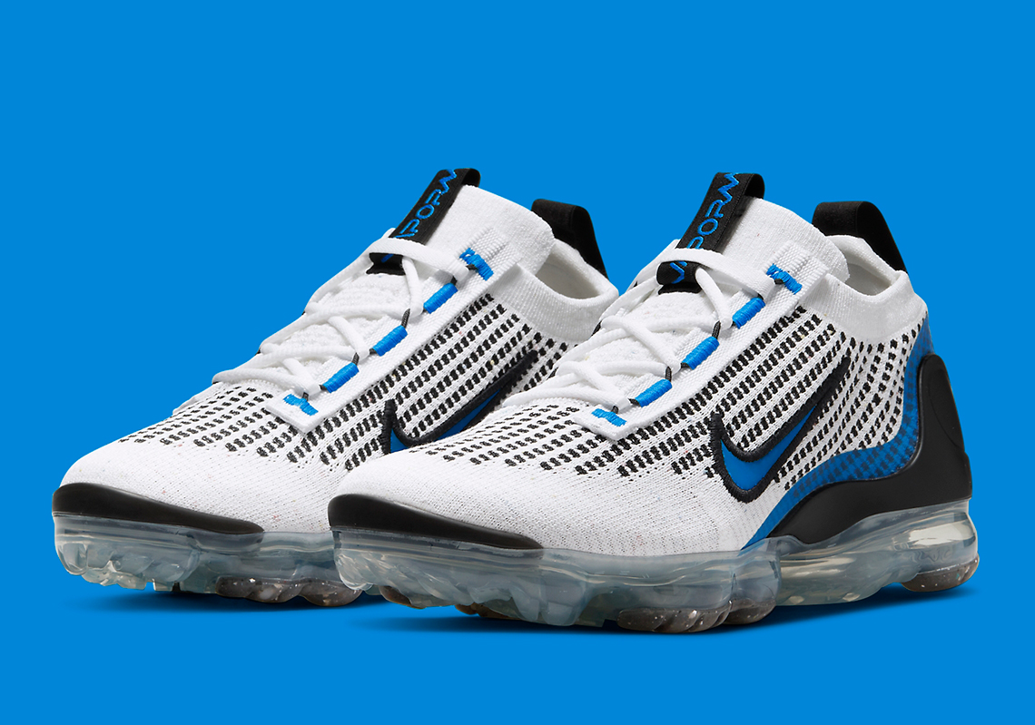 Nike VaporMax 2021 Flyknit White Black Photo Blue DB1550 101