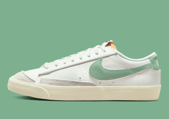 Jade Canvas Accents The Nike Blazer Low “Certified Fresh”