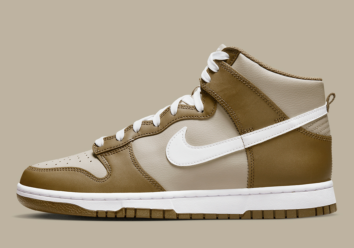 mocha nike high tops