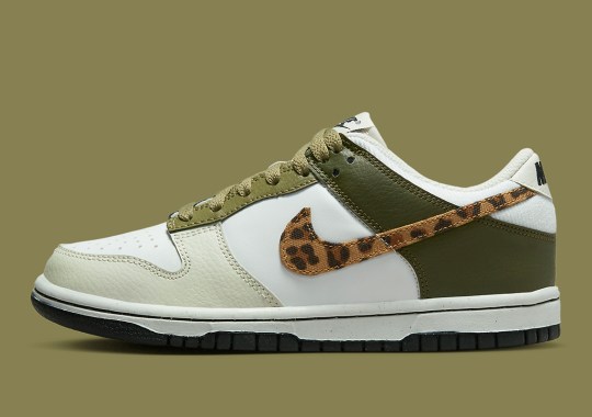 Leopard Swooshes Dress This Upcoming Nike Dunk Low